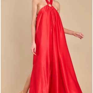Covered By Love Red Maxi Dress
